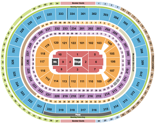 United Center Matt Rife Seating Chart